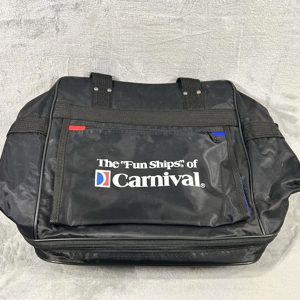 Carnival Cruise Lines Rolling Expandable Weekend Duffle Tote Roller Bag‎ NWOT